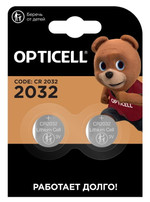 Элемент питания литиевый CR2032 (блист. 2шт) Specialty Opticell 5060002, 1УП.2 шт