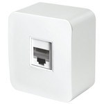 Розетка RJ-45 открытой установки, серия София, 1-местная, белый, MST00-20-01, 1шт