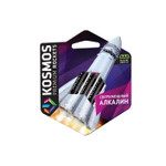 Элемент питания алкалиновый AAA/LR03 Kosmos premium ROCKETS (блист.4шт) КОСМОС KOSLR03ROCKETS4BL, 1упак. 4шт