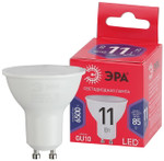 Светодиодная лампа LED MR16-11W-865-GU10 R ЭРА (диод, софит, 11Вт, хол, GU10), 1шт