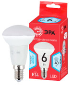 Лампочка светодиодная ЭРА RED LINE LED R50-6W-840-E14 R Е14 / E14 6 Вт рефлектор нейтральный белый свет, 1шт