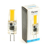 Лампа светодиодная, (3W) 230V G4 6400K JC, LB-423, 1шт