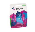 Аккумулятор AAA/R03 1000мА.ч NI-MN BP-2 (блист.2шт) КОСМОС KOCR03NIMH(1000MAH), 1упак. 2шт