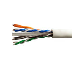 Кабель витая пара U/UTP кат.6 4х2х23AWG solid Cu PVC Six сер. (м) SUPRLAN 01-0316-1, 1м