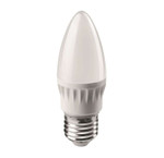 Лампа светодиодная 71 630 OLL-C37-6-230-2.7K-E27-FR 6Вт свеча 2700К тепл. бел. E27 450лм 220-240В ОНЛАЙТ 71630, 1шт
