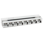 Ulb-q283 20w/4000k white светильник-прожектор светодиодный трековый. линейный. 1600 лм. белый свет (4000К). Корпус белый. ТМ Volpe, 1шт