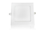 Потолочный светодиодный светильник Ceiling light-11W W (квадрат 180*180 мм) белый корпус 650-680lm 220v 6000-6500k RA80 (белый 6000K), 1шт