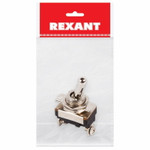 Тумблер 220V 10А (2c) ON-OFF однополюсный Mini (ASW-23) REXANT Индивидуальная упаковка 1 шт, 1шт