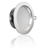 Светильник IM-125-Silver-Dimm (серый круг, 17W, 220V, 9x2W, диммируемый) (теплый белый 3000K), 1шт