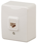 11-3203-02 ЭРА Розетка информационная RJ45, ОУ, IP20, Эра Эксперт, сл.кость, 1шт