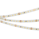 Светодиодная лента RT 2-5000 24V 2x (3528, 600 LED, LUX) (теплый белый 3500K), 5м