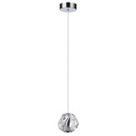 5084/5L L-VISION ODL25 хром/прозрачный/металл/акрил Подвес LED 5W 4000K 250Лм JEMSTONE, 1шт