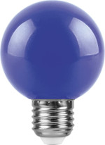 Лампа светодиодная,  (3W) 230V E27 синий, LB-371, 1шт
