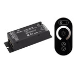 Диммер ARL-3022-OVAL-DIM Black (12-24V, 1x25A, ПДУ, RF), 1шт