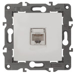 14-3107-01 ЭРА Розетка RJ45, IP20, белый, 1шт