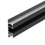 Профиль WALL-2575-DUAL-2000 ANOD BLACK (Arlight, Алюминий), 2м
