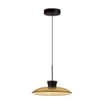 5055/9LA L-VISION ODL24 321 черный/янтарный/металл/стекло Подвес LED 9W 3000К SAUCER, 1шт