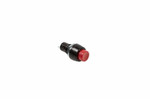 Выключатель-кнопка 250V 2А (2с) OFF-(ON) Б/Фикс красная Micro (PBS-20В) REXANT, 10шт