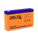 Аккумулятор UPS 6В 7А.ч Delta DTM 607, 1шт
