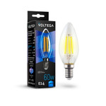 Светодиодная лампа Voltega VG10-C1E14cold6W-F (E14, 4000K, 6Вт), 1шт