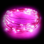 Светодиодная нить DSL-10000-12V-Pink (1608, 100LED, IP65, розовый), 1шт