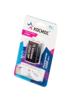 Аккумулятор крона Li-ion 9В 1200мАч (блист.1шт) КОСМОС KOCLi9V1200mAh1BL, 1УП.1 шт.