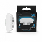 Лампа Gauss GX53 6W 530lm 6500K LED, 1шт