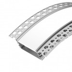 Профиль FANTOM-BENT-W49-TOP-2000 ANOD (Arlight, Алюминий), 2м