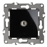 12-3101-06 ЭРА Розетка TV одиночная, IP20, Эра12, чёрный, 1шт