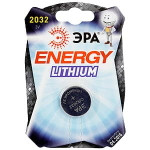 Батарейки ЭРА CR2032-1BL Lithium, 1шт