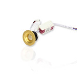 Светодиодный светильник Spotlight AR-GGR-3W (3W, 220V, круг, корпус матированное золото) (дневной белый 4000K), 1шт