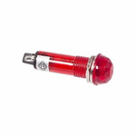 Индикатор ГРАНЕНЫЙ Ø10.2 220V красный (RWE-205) REXANT, 10шт