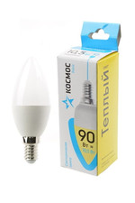 Лампа светодиодная КОСМОС BASIC LED10.5wCNE1430 10.5Вт E14 3000K BL1, 1шт