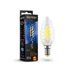 Светодиодная лампа Voltega VG10-CC1E14warm6W-F (E14, 2800K, 6Вт), 1шт
