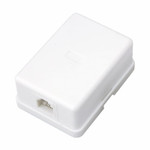 Розетка телефонная внешняя, 1 порт UTP RJ-14 (6P4C), CAT 3 REXANT, 50шт