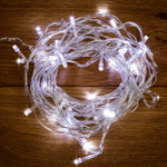 Гирлянда Твинкл-Лайт 15 м, прозрачный ПВХ, 120 LED, белое свечение NEON-NIGHT, 1шт