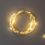 Гирлянда Роса 10м, 100LED, теплый белый, IP44, на батарейках 3хАА, с пультом 8 режимов NEON-NIGHT, 1шт