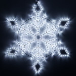 Фигура ARD-SNOWFLAKE-M9-900x900-360LED White (230V, 22W), 1шт