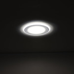Светильник Ceiling light-5W (диаметр 120 мм) белый корпус 375m 220v RA80 (дневной белый 4000K), 1шт