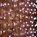 Гирлянда Сеть 2х0,7м, черный ПВХ, 176 LED Белые(контроллер в комплекте), 1шт