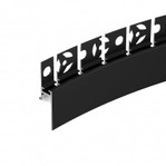 Профиль PLINTUS-FANTOM-BENT-H20-SIDE-2000 BLACK, 2м