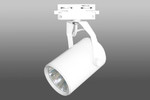 Трековый светодиодный светильник DT-125 (10W, 4100K, однофазный, белый корпус), 1шт