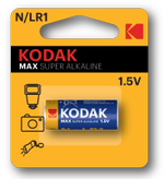 Батарейки Kodak LR1-1BL /N MAX SUPER Alkaline [KN-1], 1шт
