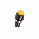 Выключатель-кнопка 250V 2А (2с) ON-OFF желтая Micro (PBS-20А) REXANT, 10шт