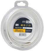 Трубка термоусадочная ТТУ нг-LS 10⁄5 бел. (уп.2м) IEK UDR12-010-005-002-K01-T, 1УП.2 м