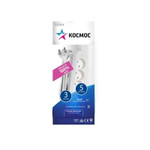 Удлинитель 3х5м без заземл. 16А IP20 ПВС 2х1 КОСМОС YKsm5m-3g(K), 1шт