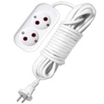 Удлинитель 2х5м без заземл. 6А IP20 У6-011М ПВС 2х0.75 UNIVersal 011М-05, 1шт