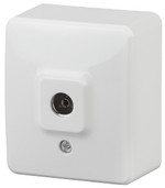 11-3201-01 ЭРА Розетка TV одиночная, ОУ, IP20, Эра Эксперт, белый, 1шт