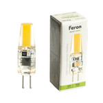 Лампа светодиодная, (3W) 230V G4 4000K JC, LB-423, 1шт