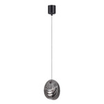 5038/1A MODERN ODL24 295 черный/дымчатый/металл/стекло Подвес G9 1*40W MUSSELS, 1шт